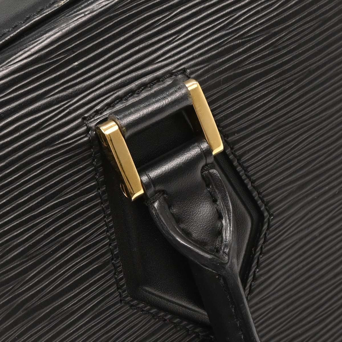 Louis Vuitton Sablons Handbag Epi Leather, BLACK, LEATHER, Handbag