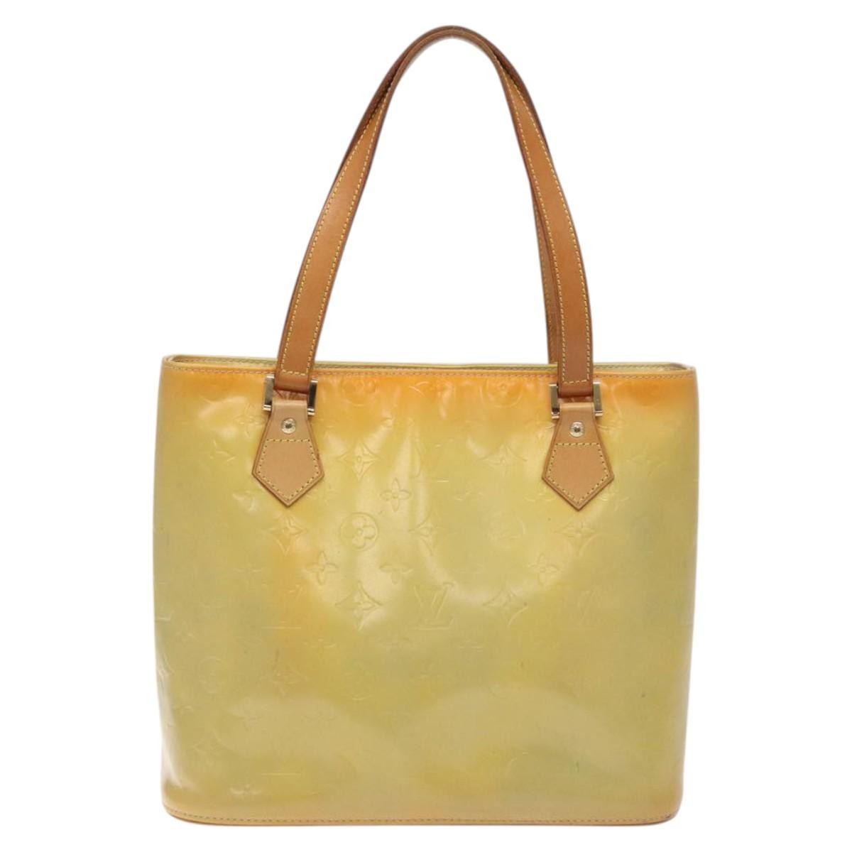 Louis Vuitton Vernis Houston Bag labellov, GRAY, PATENT_LEATHER, Handbag