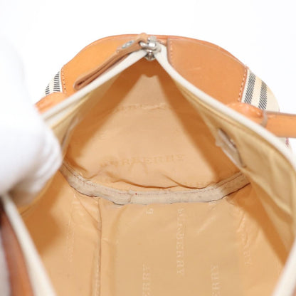 Burberry Vintage Handbag Canvas, BEIGE, CANVAS, Handbag