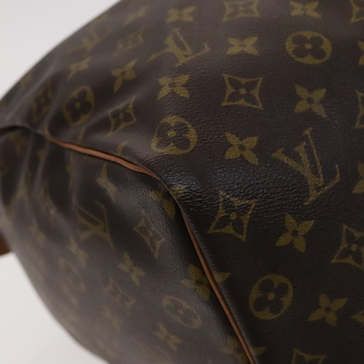 Louis Vuitton Keepall Bag Monogram Canvas, BROWN, CANVAS, Travel bag