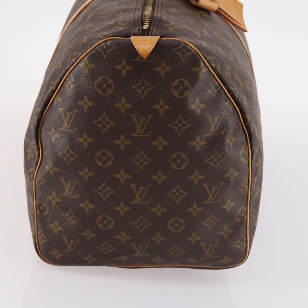 Louis Vuitton Keepall Bag Monogram Canvas, BROWN, CANVAS, Travel bag