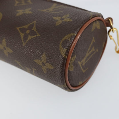 Louis Vuitton Papillon Pochette Monogram Canvas, BROWN, CANVAS, Clutche & pouche