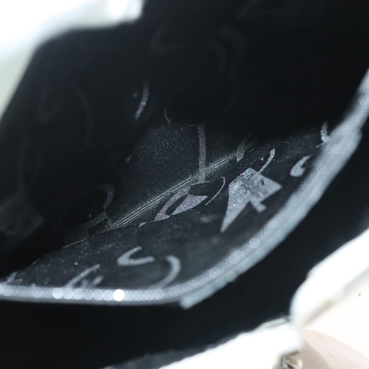 Salvatore Ferragamo Gancini Shoulder Bag Leather, WHITE, LEATHER, Shoulder bag