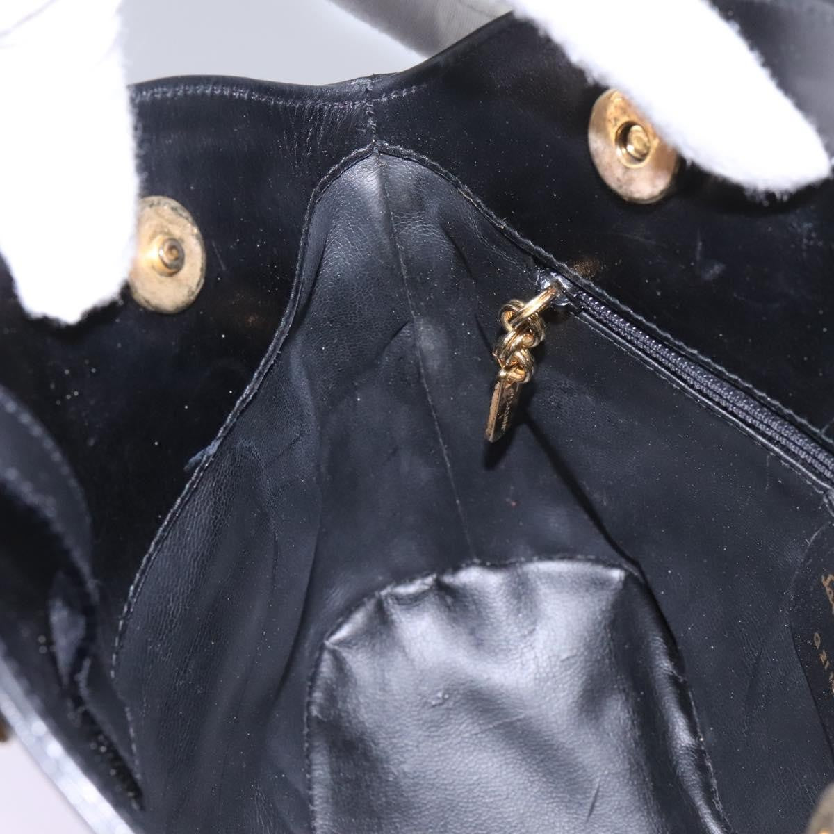 Salvatore Ferragamo Vintage Shoulder Bag Leather, BLACK, LEATHER, Shoulder bag