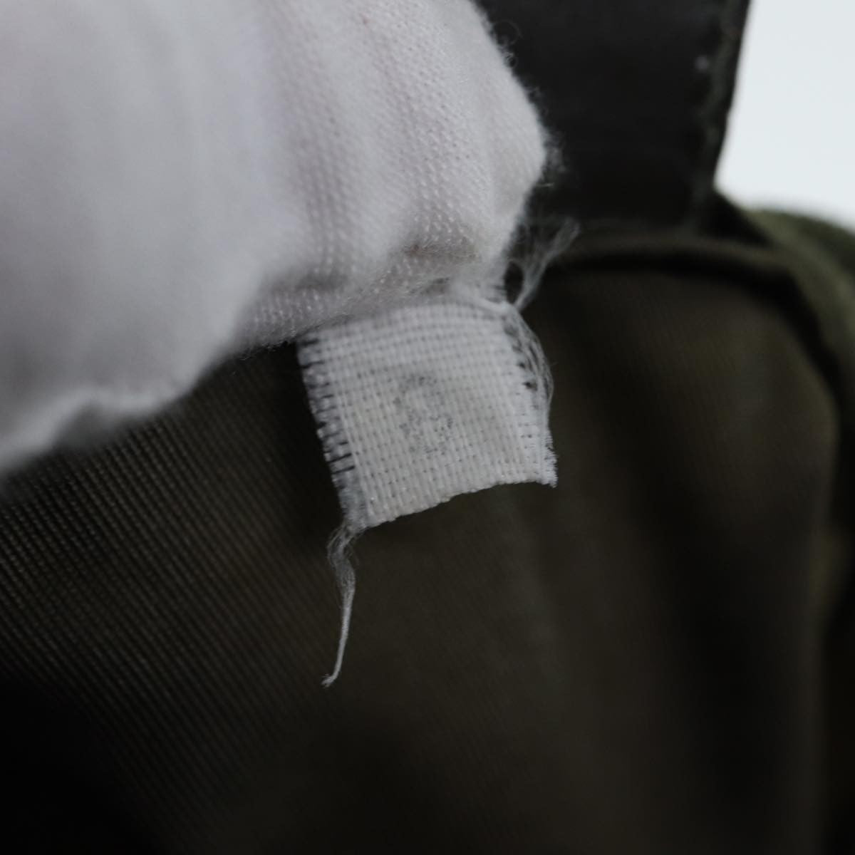 Prada Zip Around Pouch Tessuto, KHAKI, NYLON, Clutche & pouche