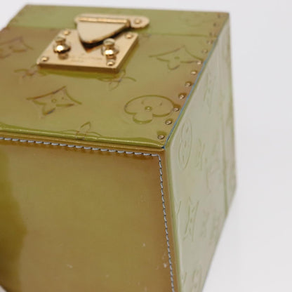 Louis Vuitton Bleecker Box Bag Monogram Vernis, Green, Patent Leather, Clutch