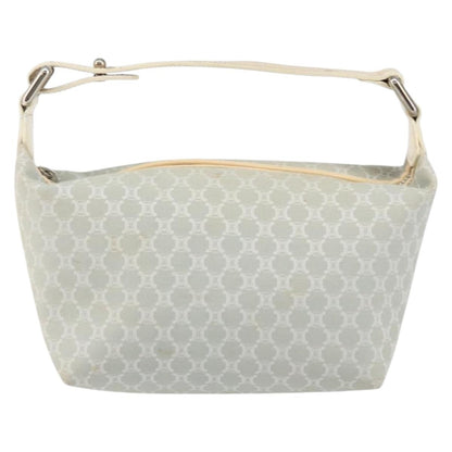 Celine Macadam Handbag Macadam with leather, SILVER, CANVAS, Handbag