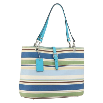 Burberry Vintage tote bag Canvas, BLUE, CANVAS, Tote bag