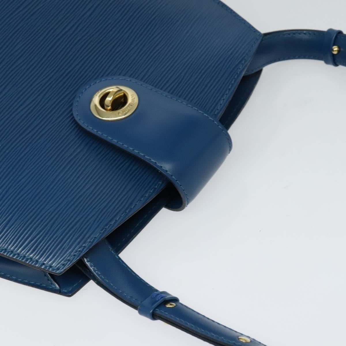 Louis Vuitton Cluny Shoulder Bag Epi Leather, BLUE, LEATHER, Shoulder bag