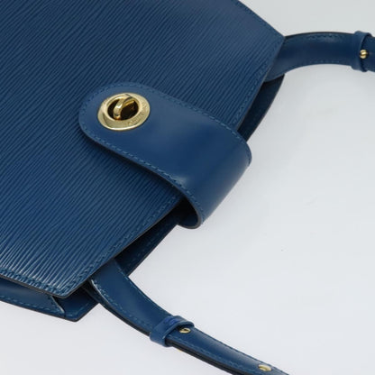 Louis Vuitton Cluny Shoulder Bag Epi Leather, BLUE, LEATHER, Shoulder bag
