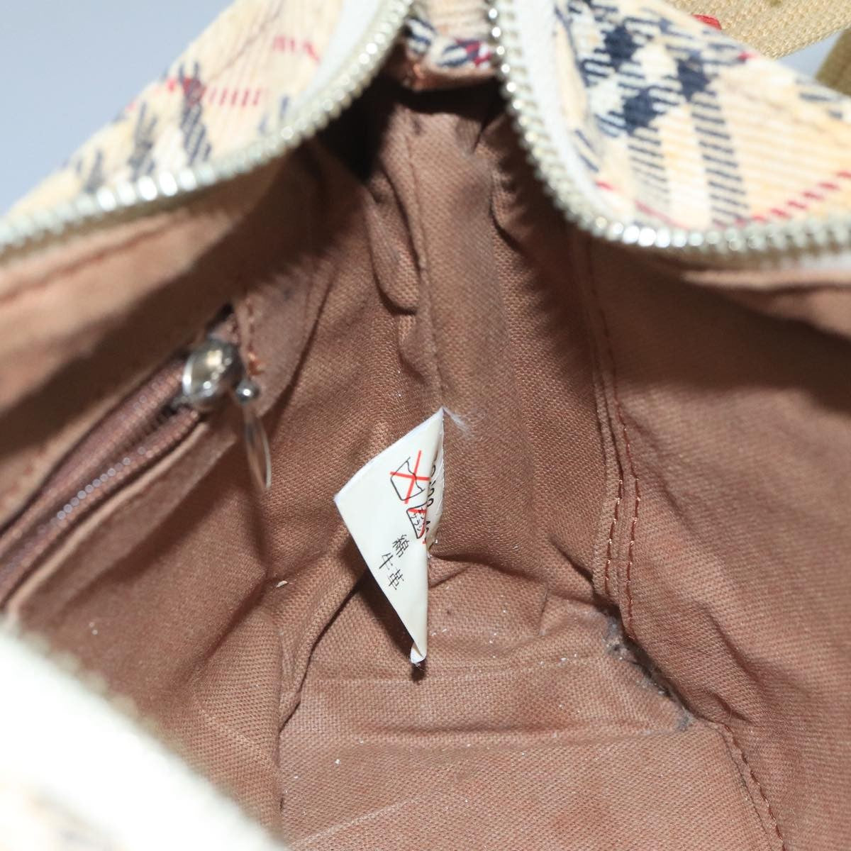 Burberry Shoulder Bag Nova Check Canvas, BEIGE, CANVAS, Shoulder bag