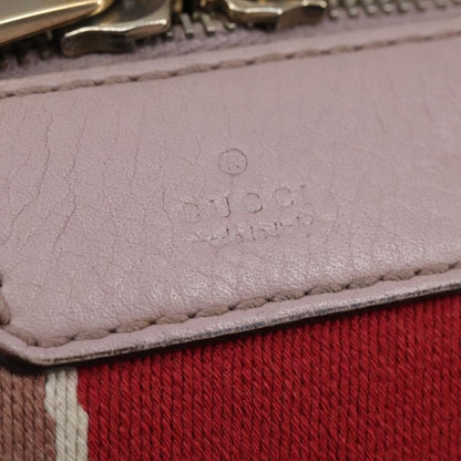 Gucci Vintage Web Boston Bag GG Canvas, BEIGE, CANVAS, Handbag