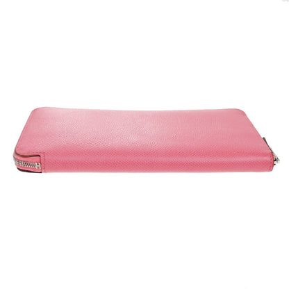 Hermes Azap Zip Around Wallet Silk'in Epsom, PINK, CALFSKIN, Wallets
