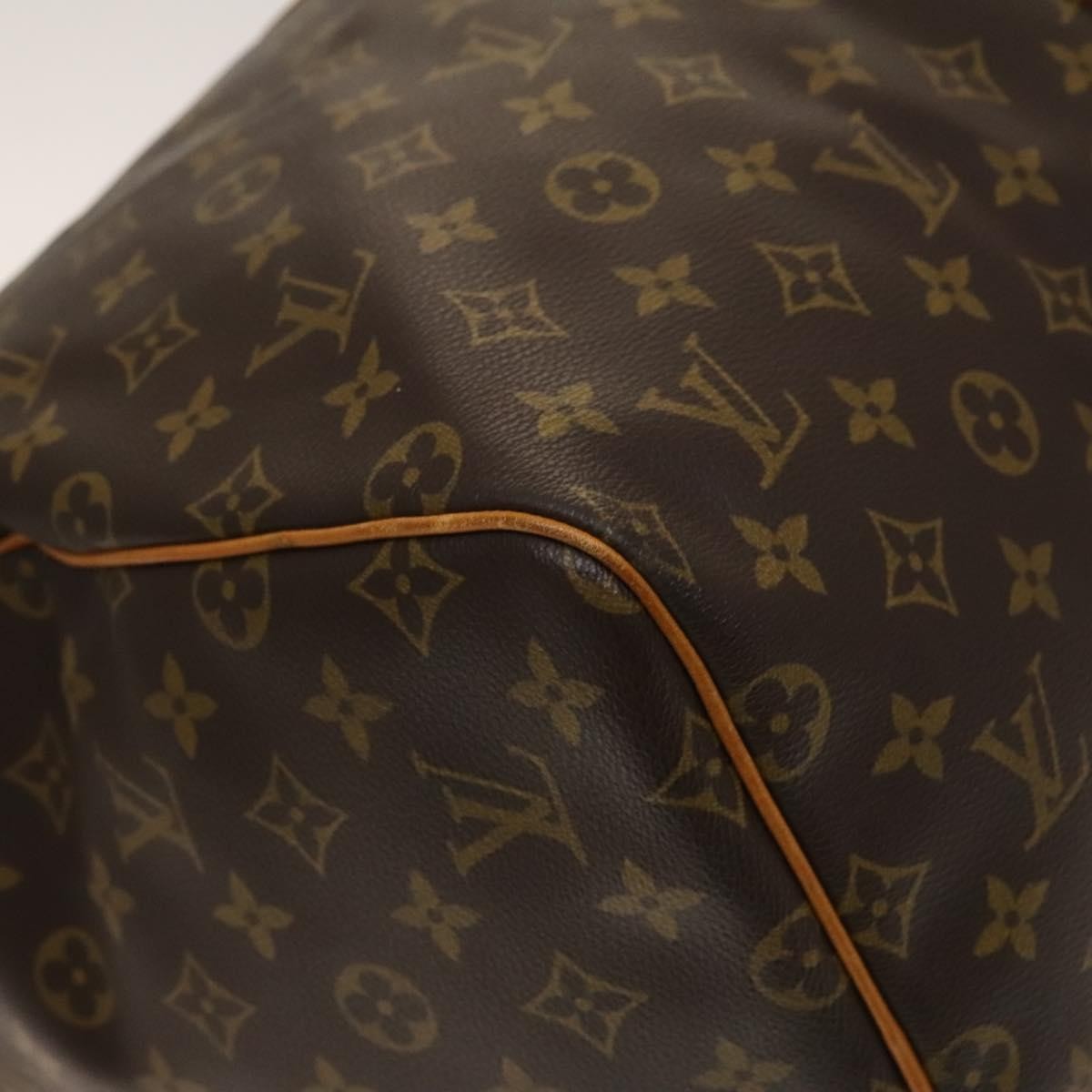 Louis Vuitton Keepall Bag Monogram Canvas, BROWN, CANVAS, Travel bag