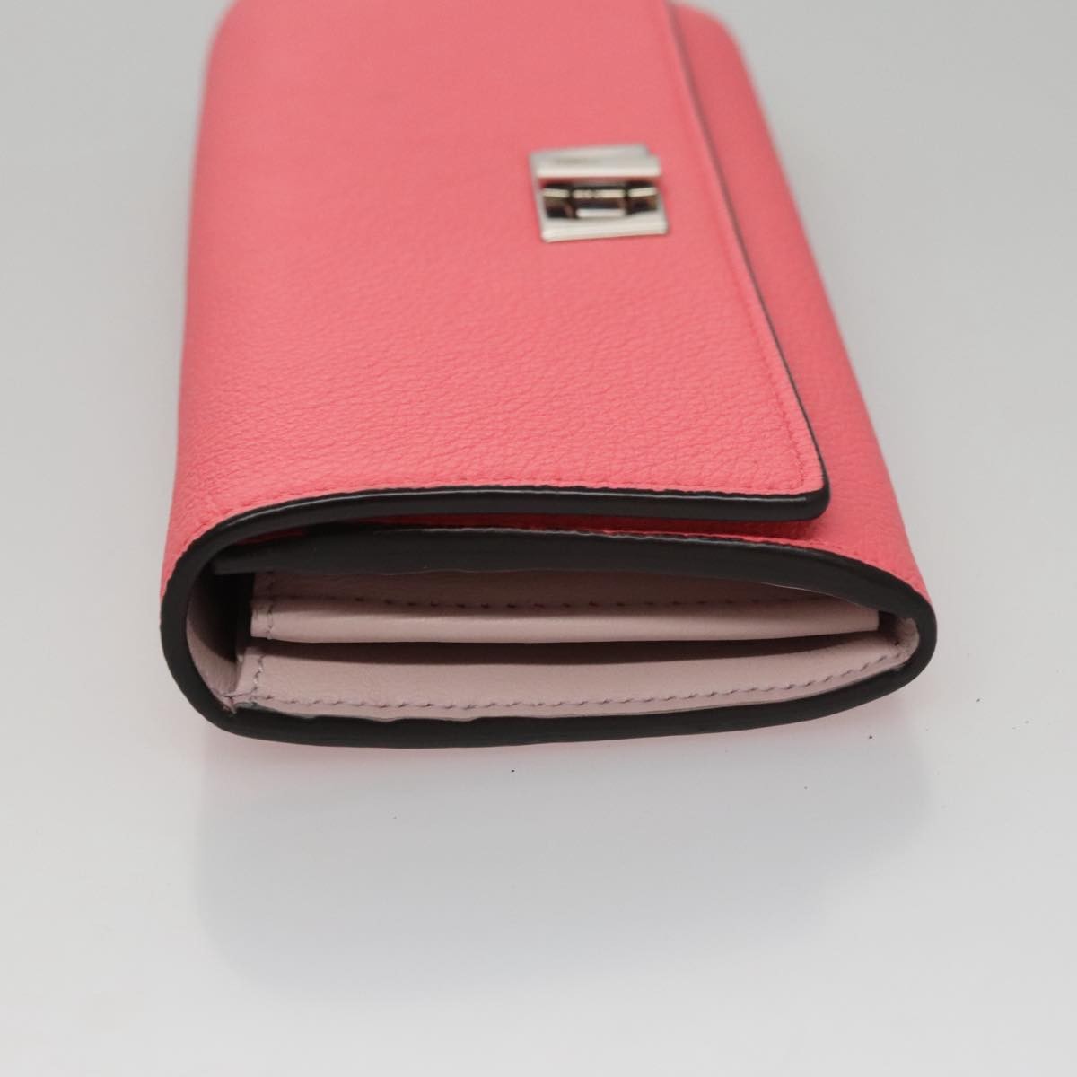 Fendi Peekaboo Wallet Leather, PINK, LEATHER, Wallets