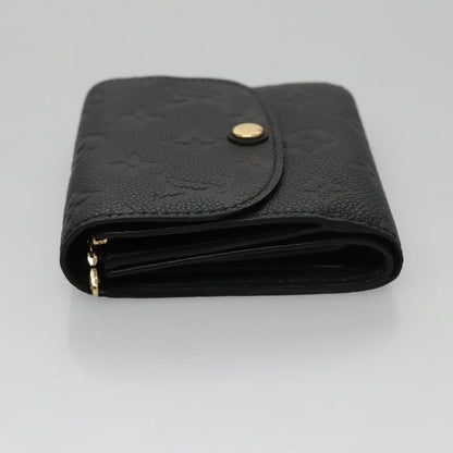 Louis Vuitton Ariane Wallet Monogram Empreinte Leather, BLACK, LEATHER, Wallets