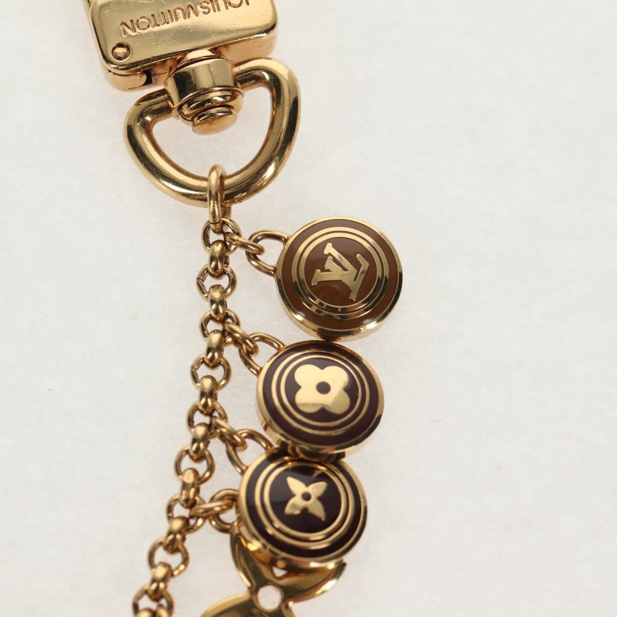 Louis Vuitton Pastilles Bag Charm and Key Holder Metal and Enamel, GOLD, METAL, Charms and Keychains