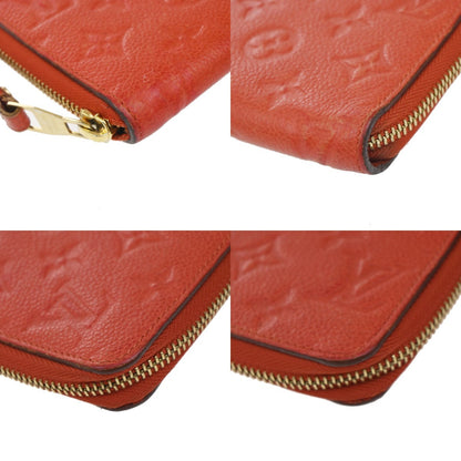 Louis Vuitton Secret Wallet Monogram Empreinte Leather, ORANGE, LEATHER, Wallets