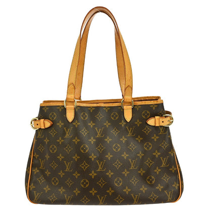 Louis Vuitton Batignolles Handbag Monogram Canvas, BROWN, CANVAS, Tote bag