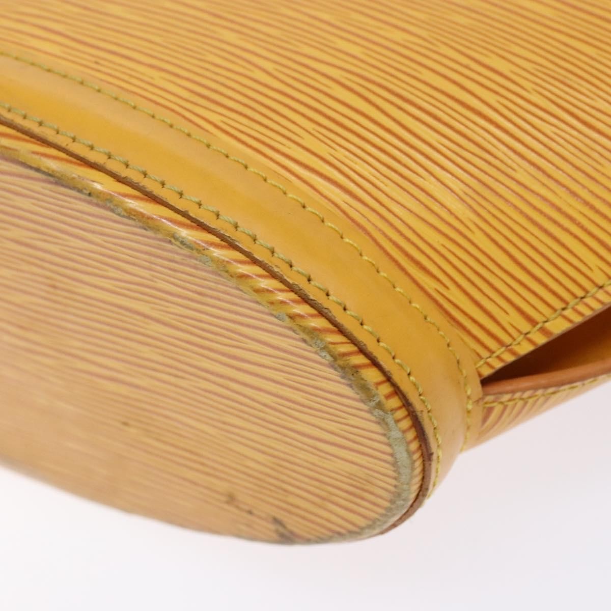 Louis Vuitton Saint Jacques Handbag Epi Leather, YELLOW, LEATHER, Handbag