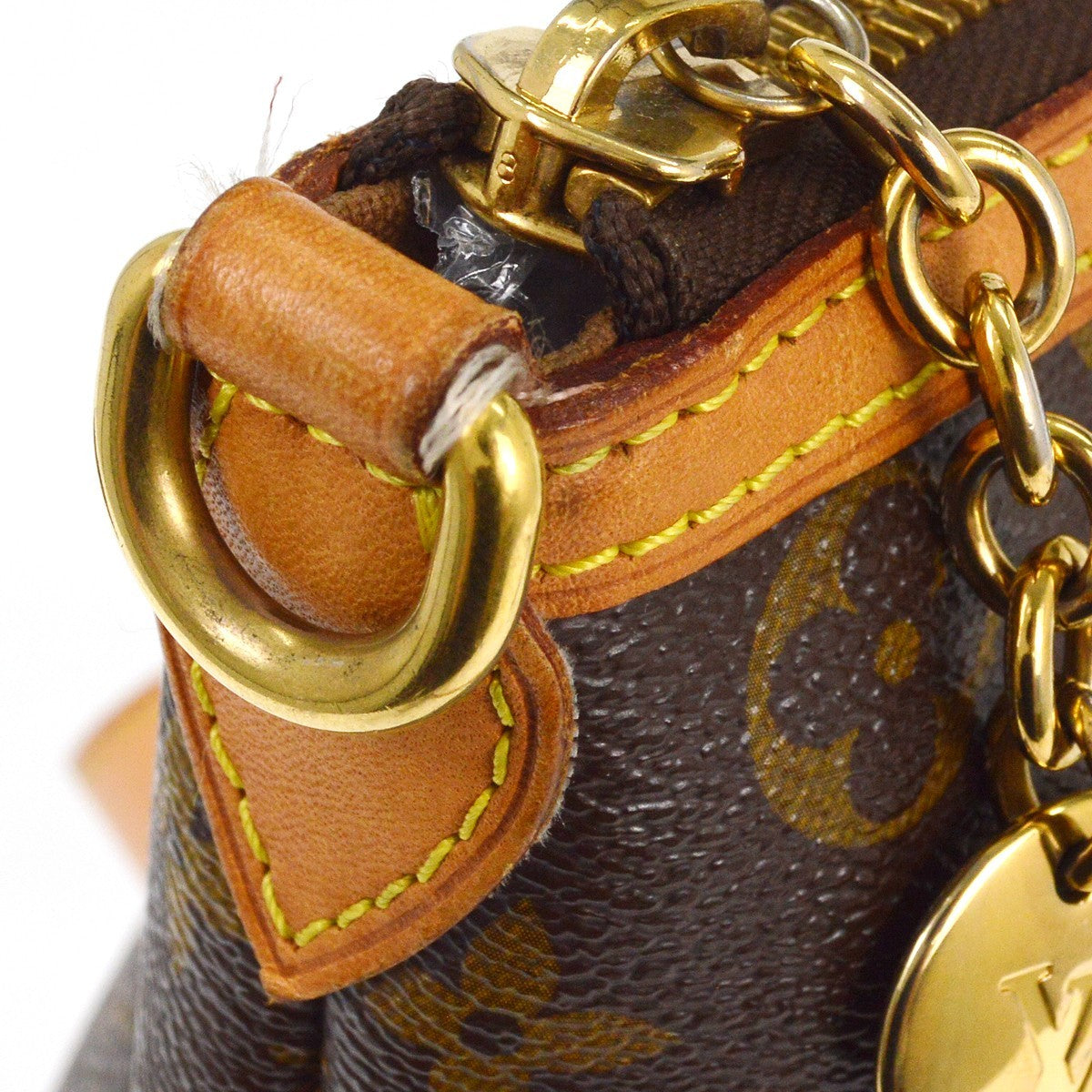 Louis Vuitton Palermo Handbag Monogram Canvas, BROWN, CANVAS, Tote bag