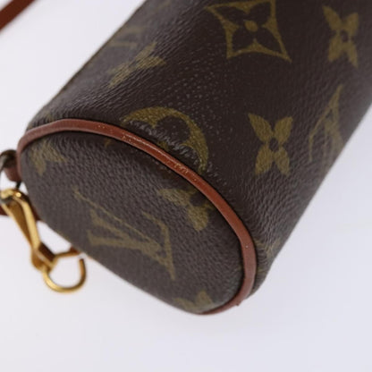 Louis Vuitton Papillon Pochette Monogram Canvas, BROWN, CANVAS, Handbag