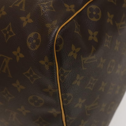 Louis Vuitton Keepall Bag Monogram Canvas, BROWN, CANVAS, Travel bag