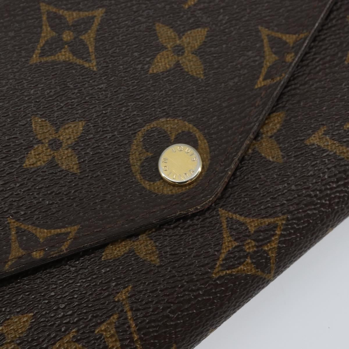 Louis Vuitton Sarah Wallet NM Monogram Canvas, BROWN, CANVAS, Wallets