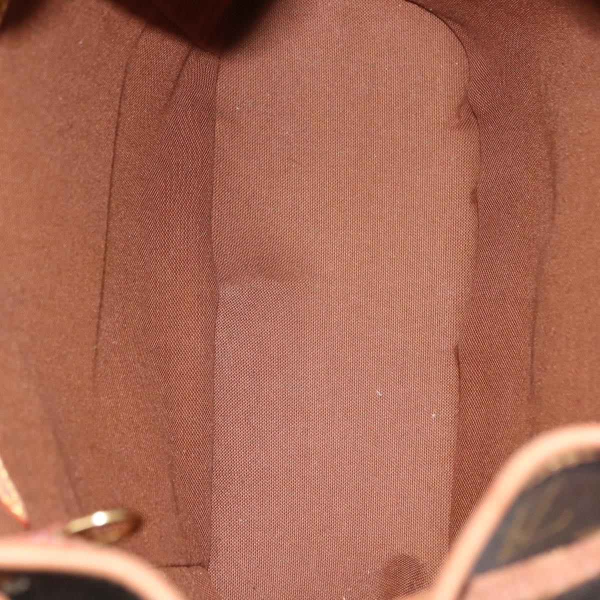 Louis Vuitton Vintage Montsouris Backpack Monogram Canvas, BROWN, CANVAS, Backpack