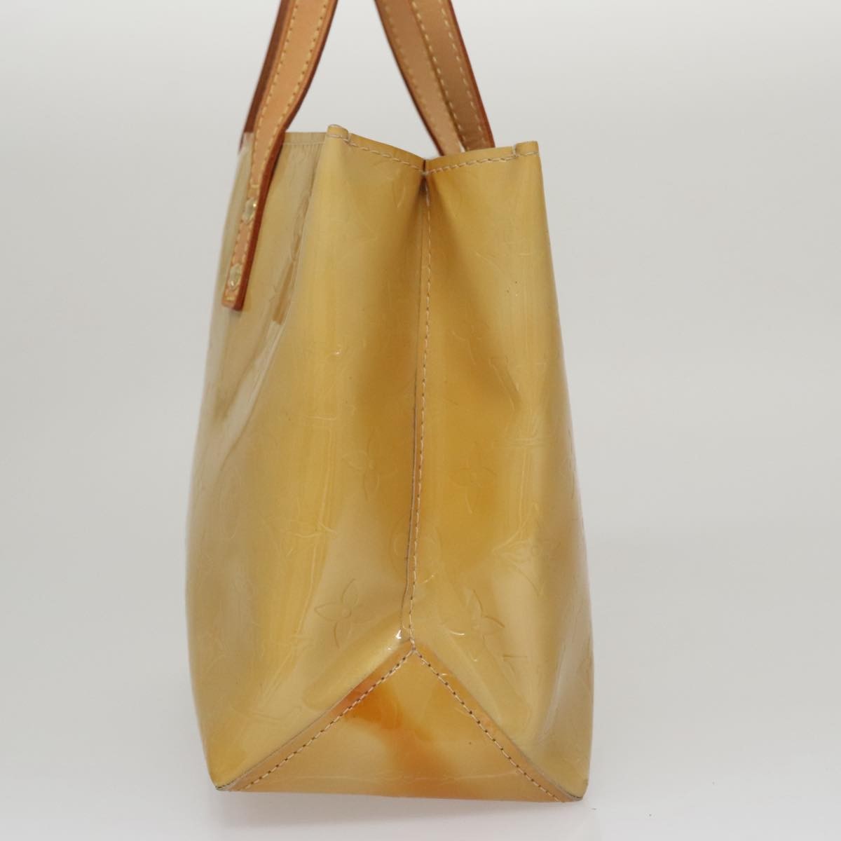 Louis Vuitton Reade Handbag Monogram Vernis, BEIGE, PATENT_LEATHER, Handbag