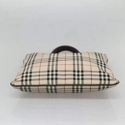 Burberry Nova Check Tote Nylon, BEIGE, NYLON, Tote bag