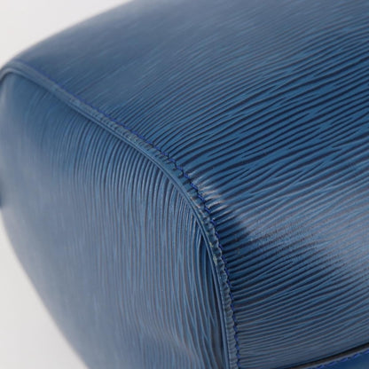 Louis Vuitton Speedy Handbag Epi Leather, BLUE, LEATHER, Handbag