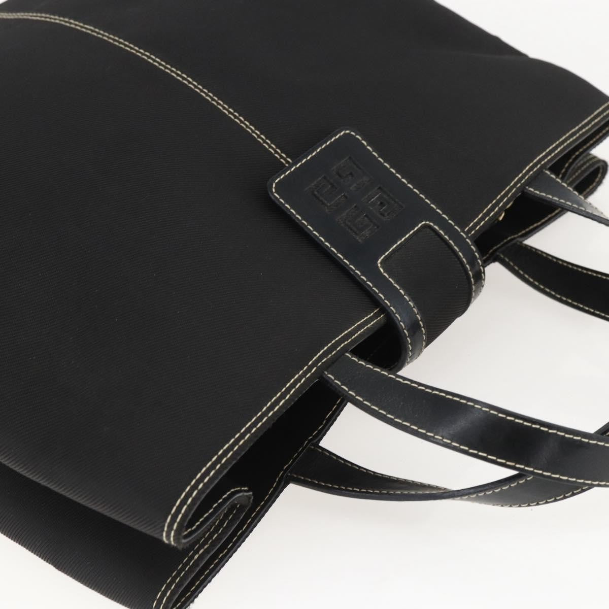 Givenchy Vintage Handbag Canvas, BLACK, CANVAS, Handbag