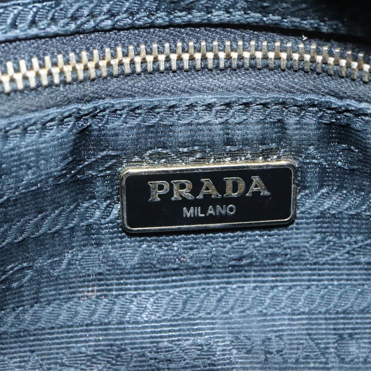 Prada Wristlet Zip Pouch Tessuto, BLACK, NYLON, Clutche & pouche