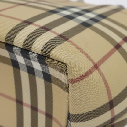 Burberry Nova Check Tote canvas check pattern, BEIGE, PVC, Tote bag