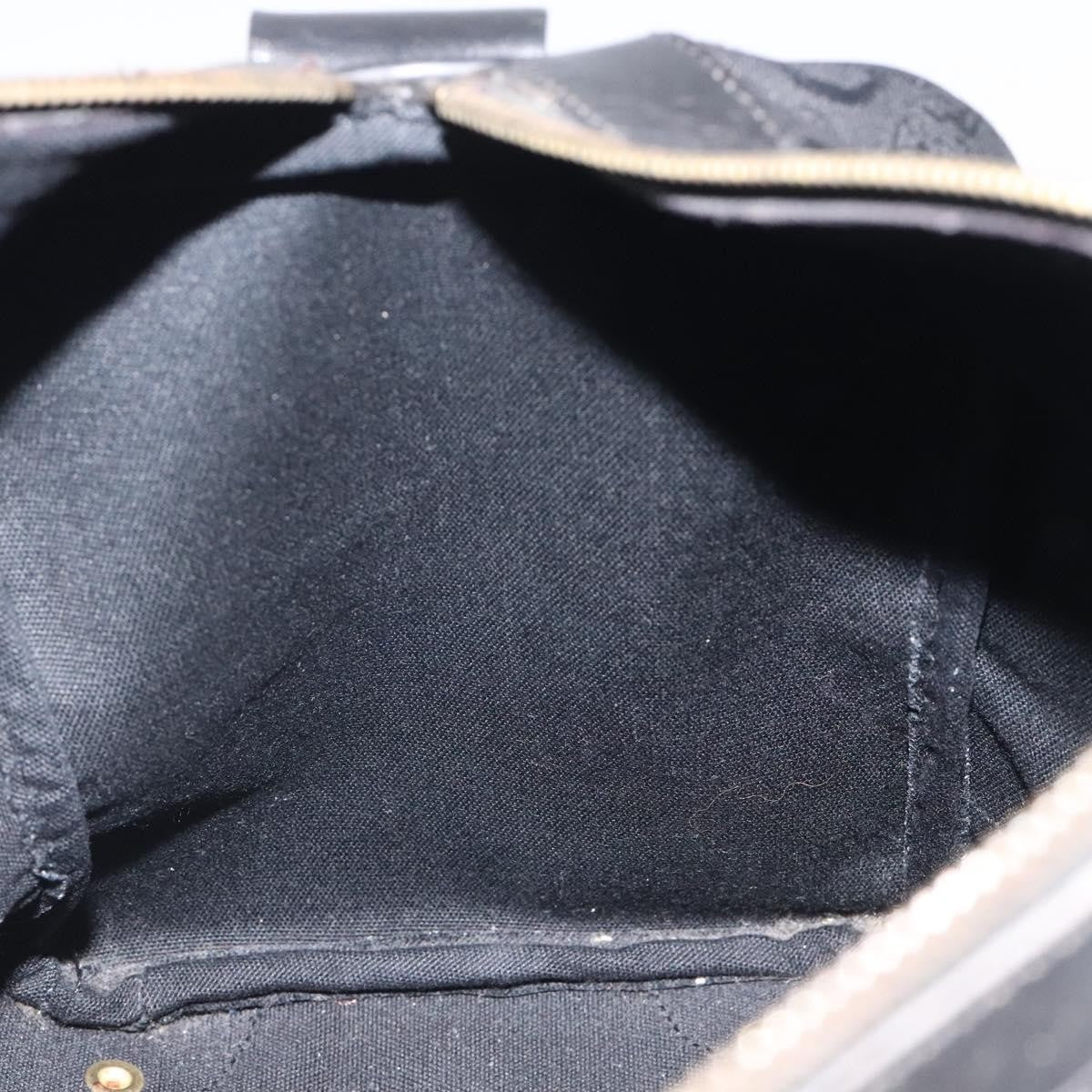 Celine C Sulky Handbag Canvas, BLACK, CANVAS, Handbag