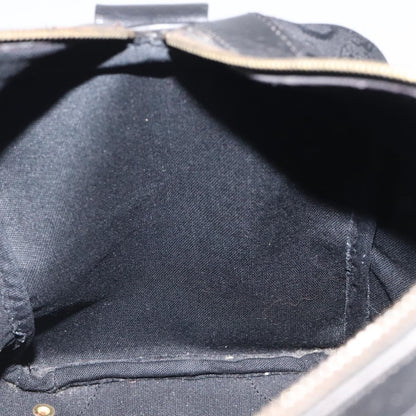 Celine C Sulky Handbag Canvas, BLACK, CANVAS, Handbag