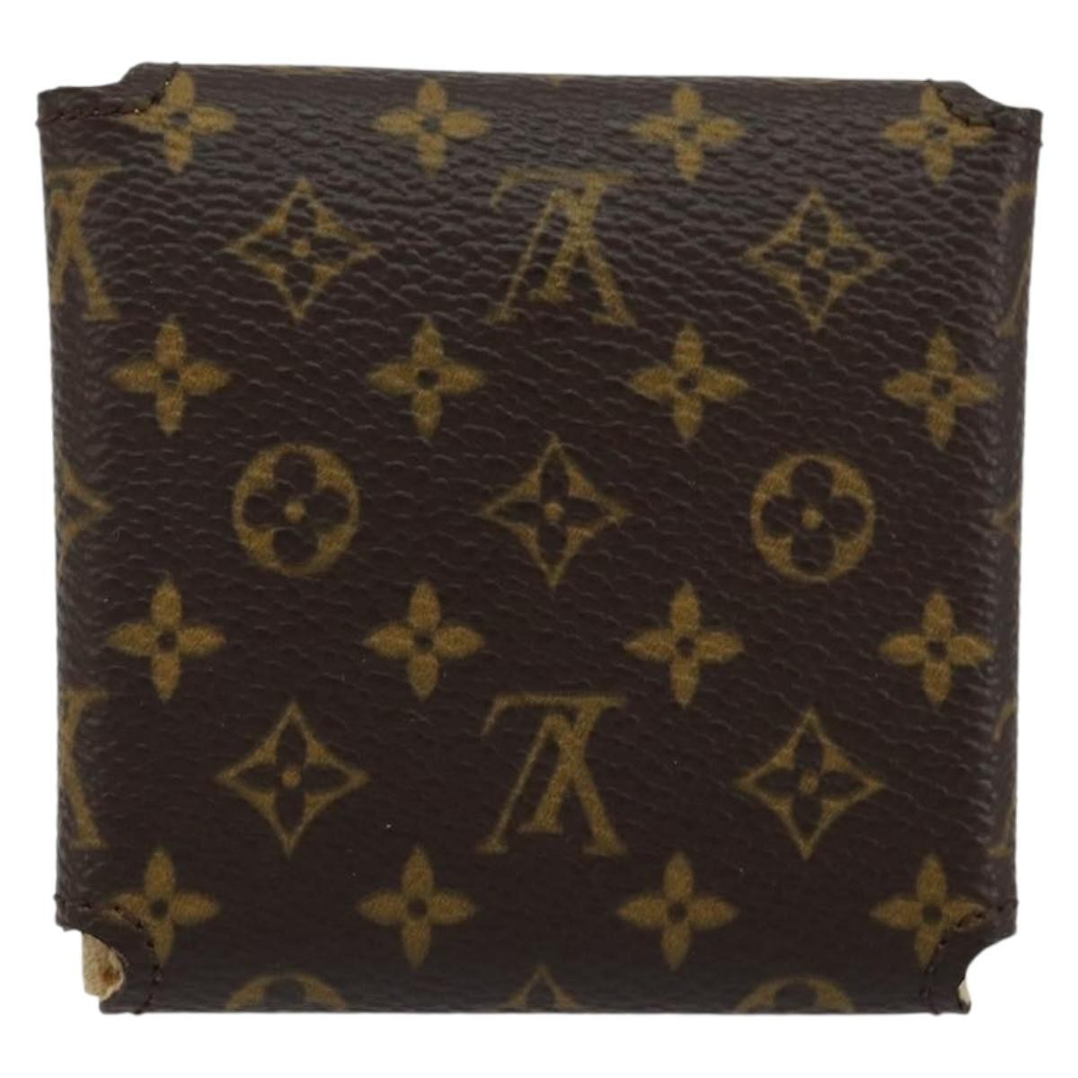Louis Vuitton CASE JEWELRY BOX Canvas, BROWN, CANVAS, Wallets