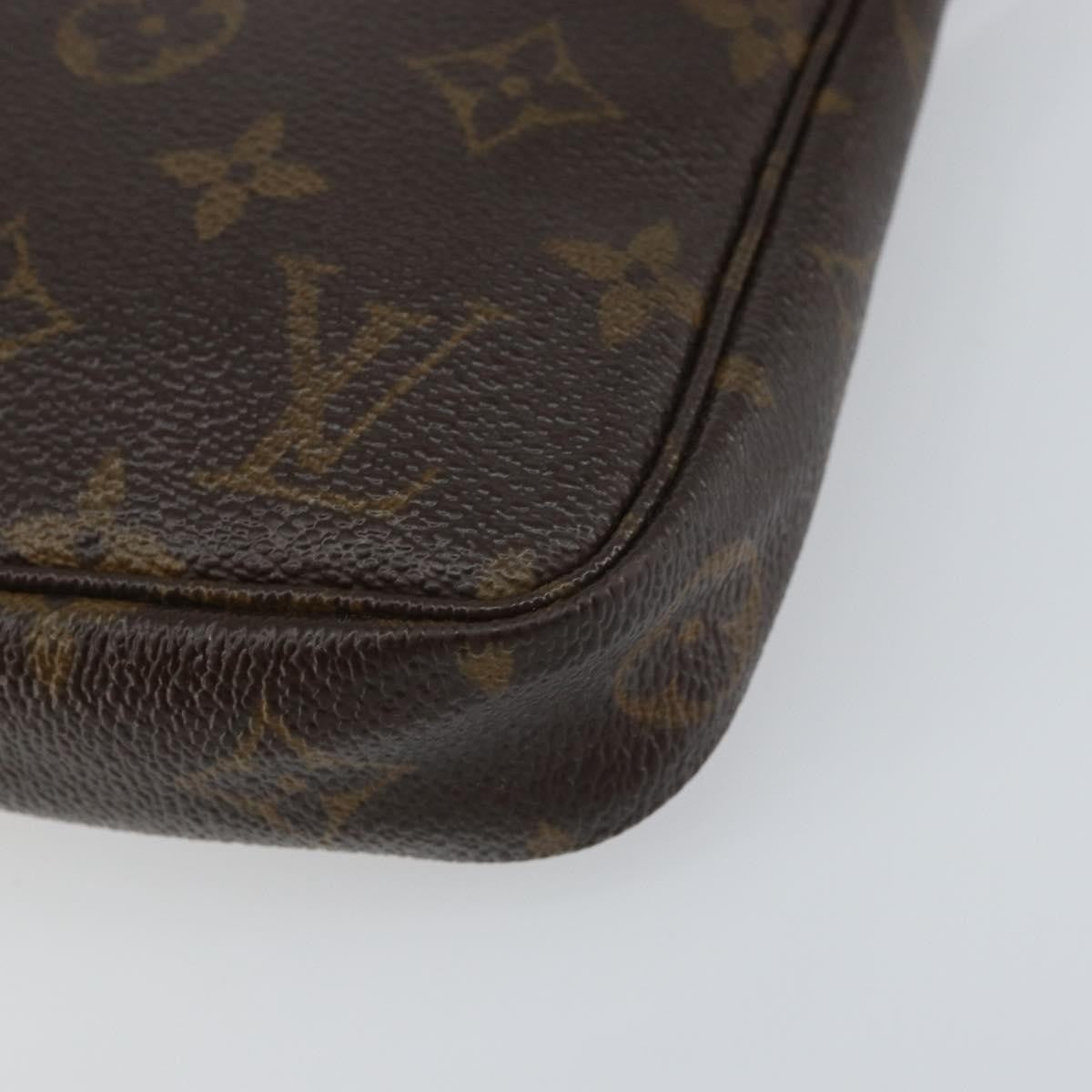 Louis Vuitton Pochette Accessoires NM Monogram Canvas, BROWN, CANVAS, Clutche & pouche