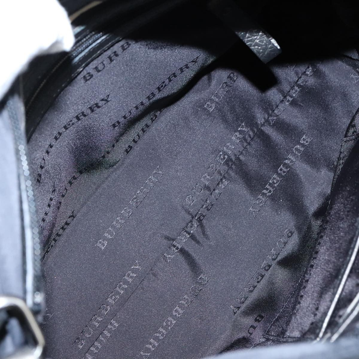 Burberry Vintage Shoulder Bag Nylon, BLACK, NYLON, Shoulder bag