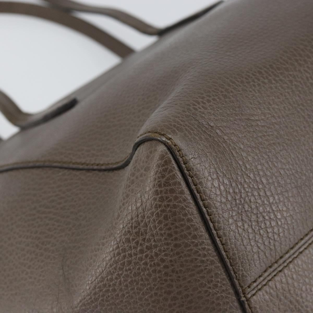 Gucci Swing Tote Leather, GRAY, LEATHER, Tote bag