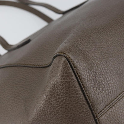 Gucci Swing Tote Leather, GRAY, LEATHER, Tote bag