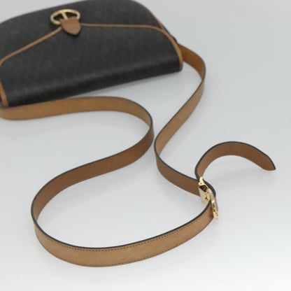 Christian Dior Vintage Honeycomb Flap Crossbody Bag Coated Canvas, BLACK, CANVAS, Crossbody bag