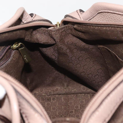 Salvatore Ferragamo Gancini Tote Leather, PINK, LEATHER, Tote bag