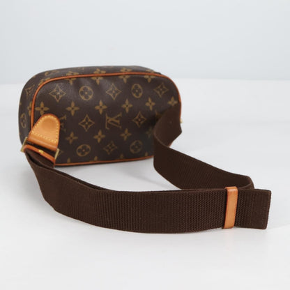 Louis Vuitton Pochette Gange Monogram Canvas, BROWN, CANVAS, Clutche & pouche