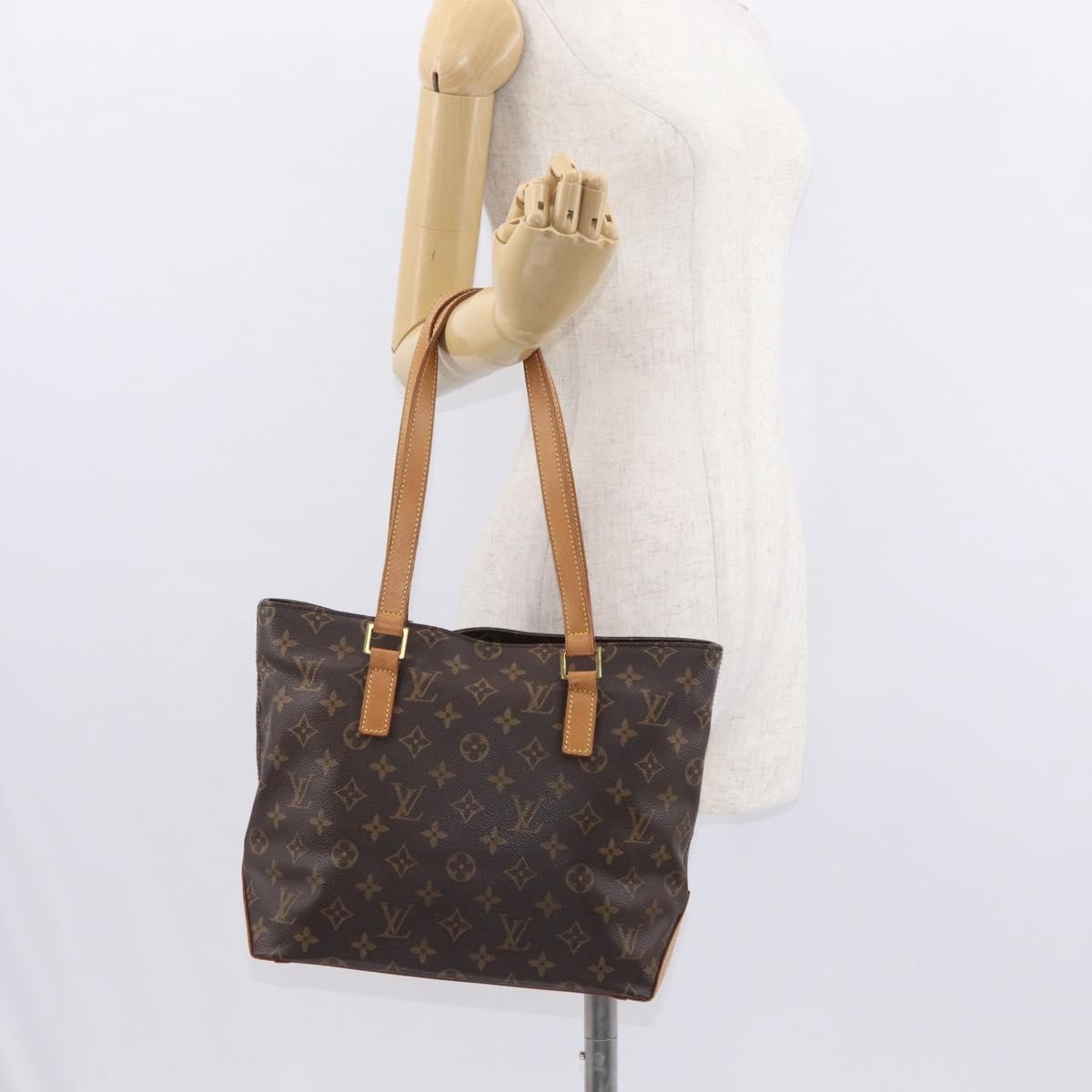 Louis Vuitton Cabas Piano Monogram Canvas, BROWN, CANVAS, Tote bag