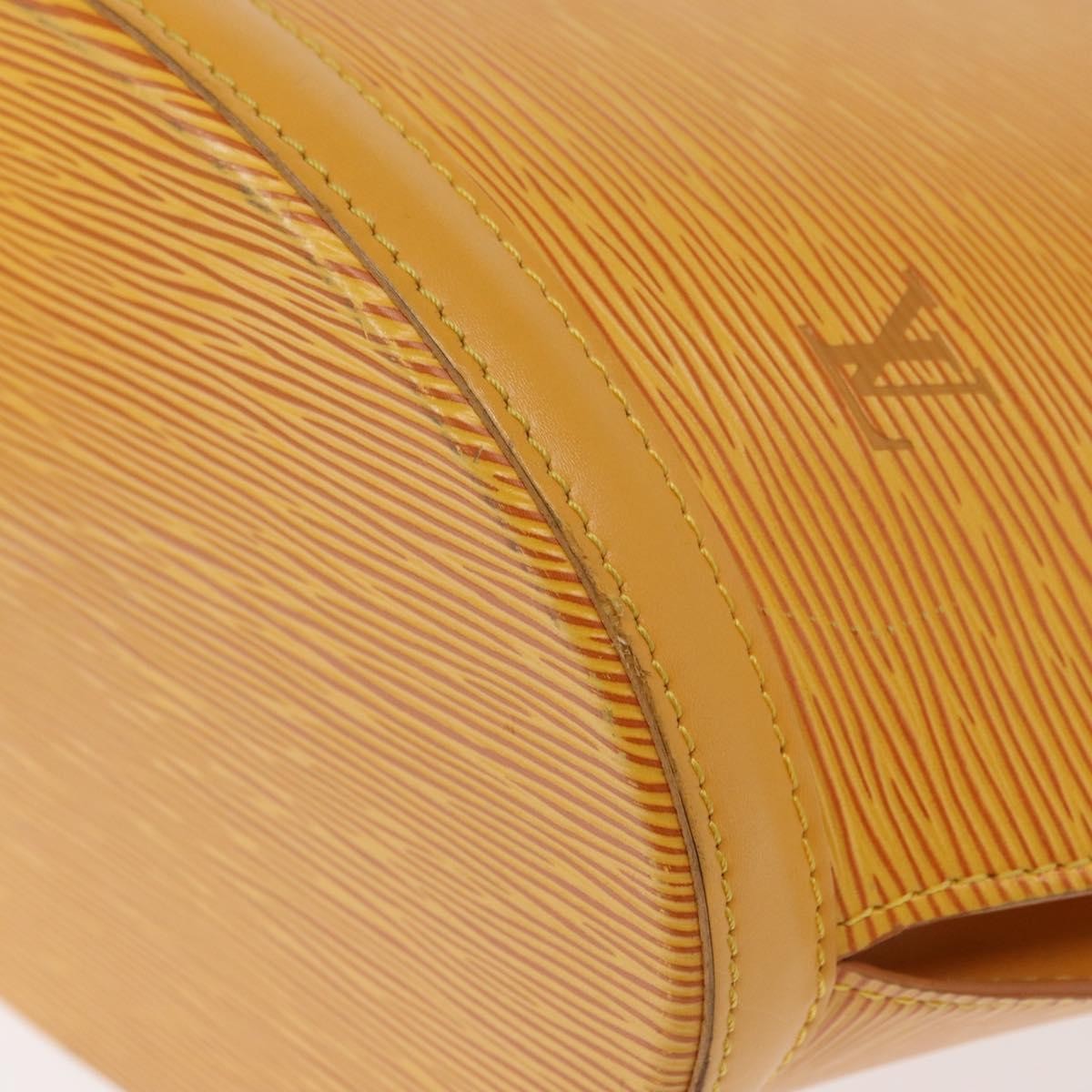 Louis Vuitton Saint Jacques Handbag Epi Leather, YELLOW, LEATHER, Shoulder bag