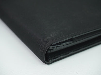 Prada Continental Wallet Tessuto, BLACK, NYLON, Wallets