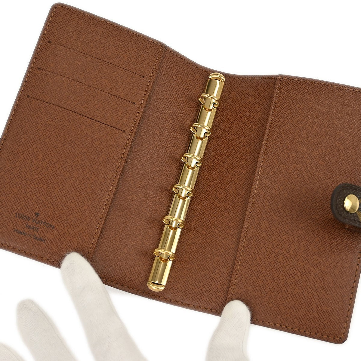 Louis Vuitton Agenda Cover Monogram Panda, BROWN, CANVAS, Wallets