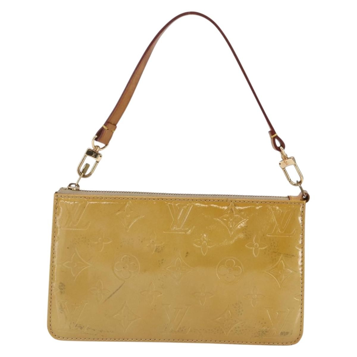 Louis Vuitton Lexington Pochette Monogram Vernis, BEIGE, PATENT_LEATHER, Clutche & pouche